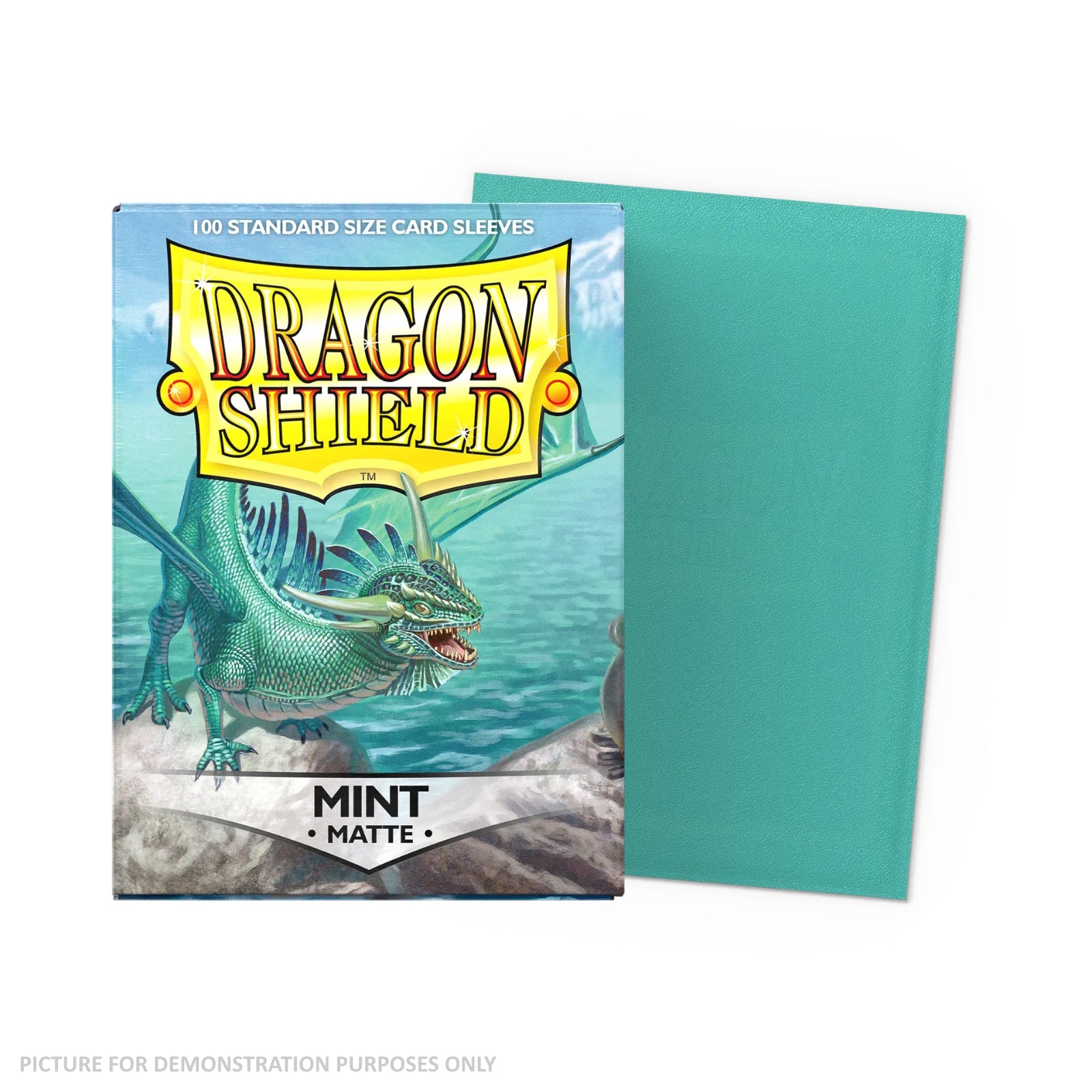Dragon Shield 100 Standard Size Card Sleeves - Matte Mint